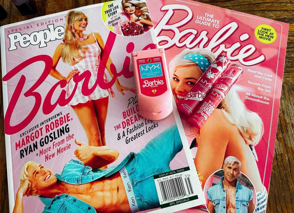 magazines and lipglosses